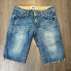 Paige Vintage Y2K jean shorts